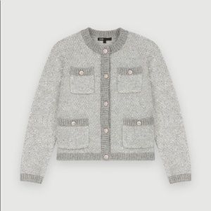 Maje Lurex Cardigan